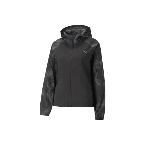 PUMA Train ULTRAWEAVE RUN AOP FAVORITE WOVEN JACKET Jacket Women's Black