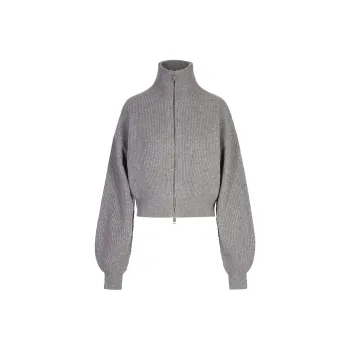 SportMax Zip Up High Neck Cardigan