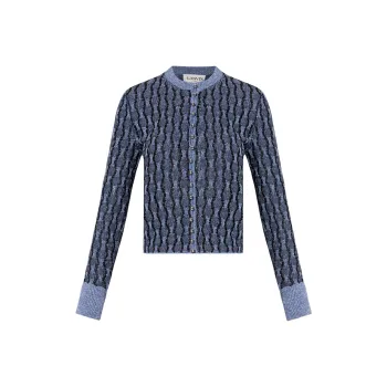 Lanvin Lurex Thread Cardigan