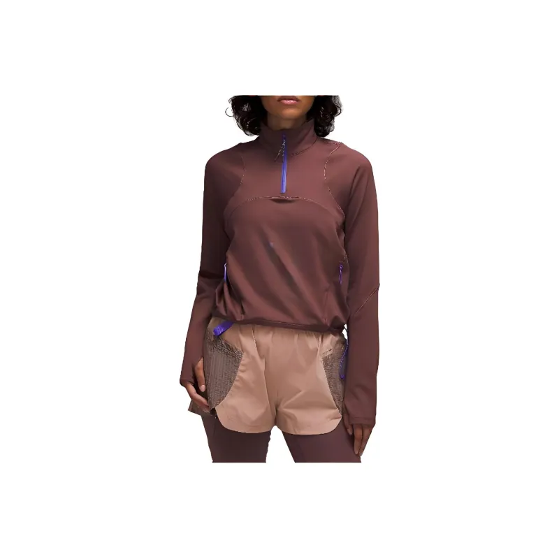 Lululemon Sweatshirts Women's Mocha Brown/DKOX/PCLY-0