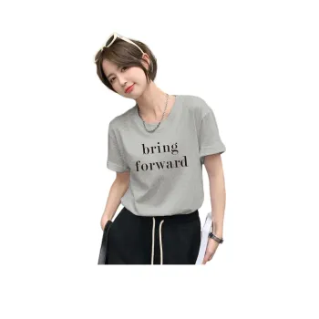 Tonlion T Shirt Women's Light Heather Gray