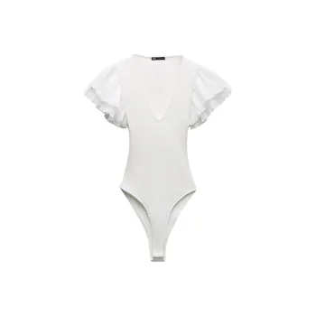 ZARA Bodysuits Women's White
