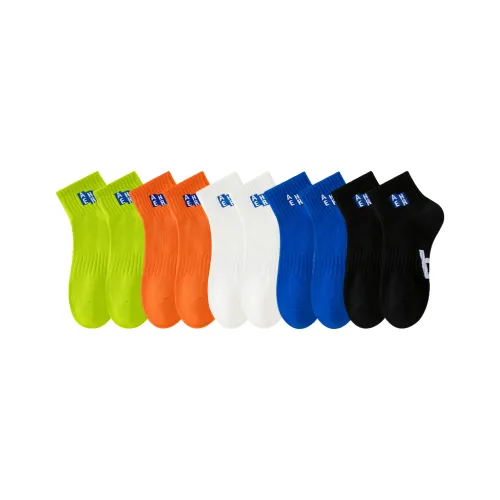 Cotton Gene Mid Calf Socks Men's 10 Pack