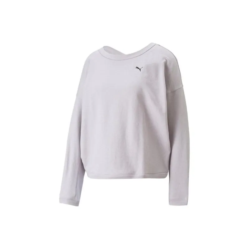 PUMA CREW SWEAT Sweatshirts Women's Light Purple-0