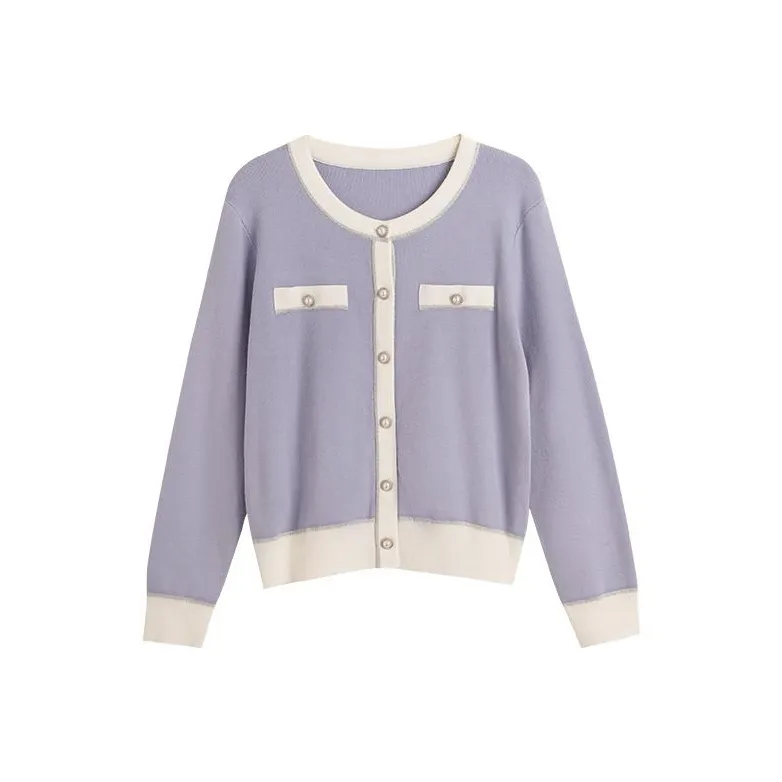 Olrain Knitwear Women's Blue Purple-0