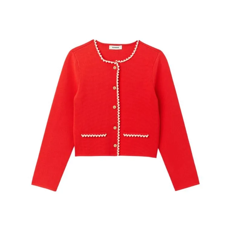 Sandro SS23 Year Of The Rabbit Capsule Collection Knitwear Women's Red-0