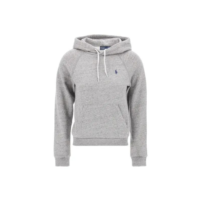 Polo Ralph Lauren Logo Embroidered Drawstring Hoodie-0