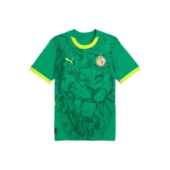 PUMA SENEGALDRYCELL Soccer Jersey Men's Sports Green/Electric Glow Yellow