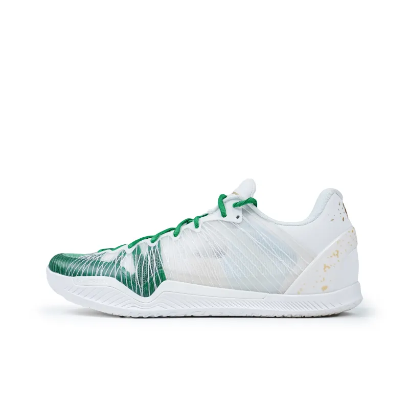 Serious Player Only Player 1 Low Top Basketball Shoes Men's Green White-0