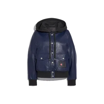 Champion X COACH Jackets Women's Navy