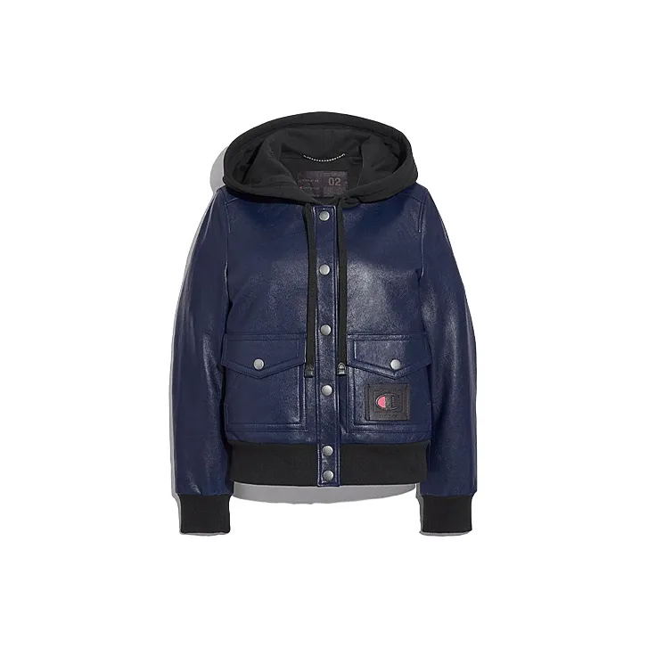 Champion X COACH Jackets Women's Navy-0