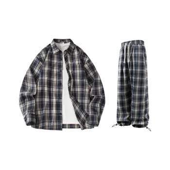 Paddy Julia Shirt Matching Set Unisex Dark Blue