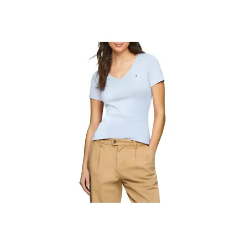 Tommy Hilfiger Regular T Shirt Women's Light Blue