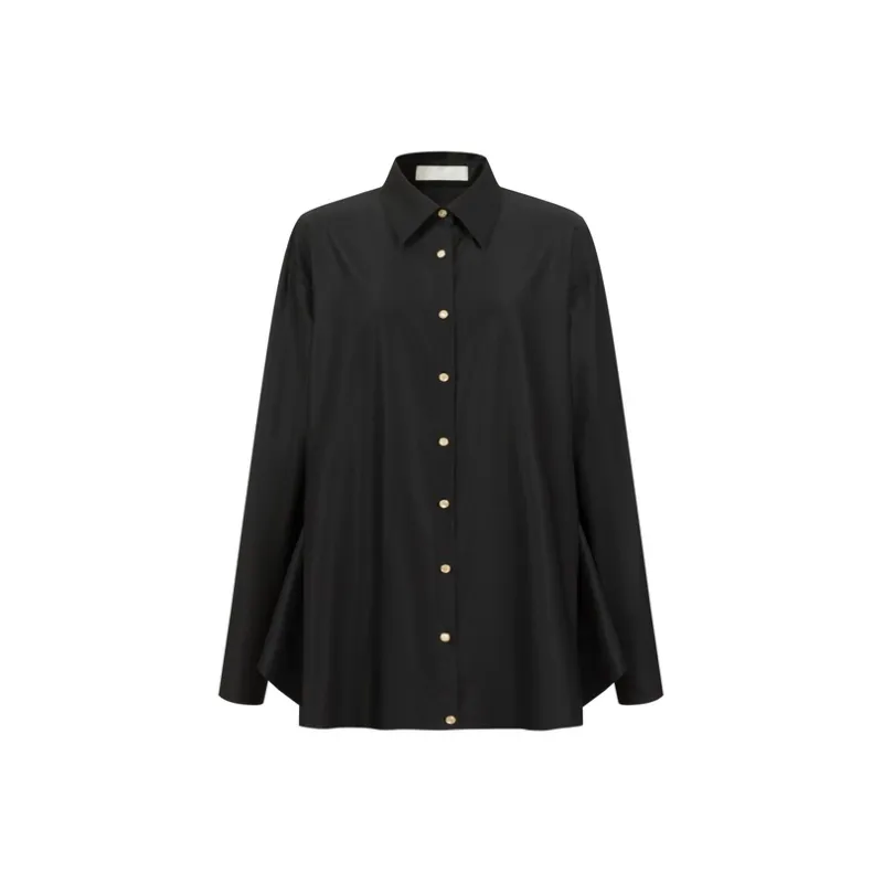 Three Quarters Shirt Women's Black-0
