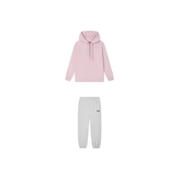 FILA Casual Sportswear Men Dark Sakura Pink/Cloud Mist Heather Gray