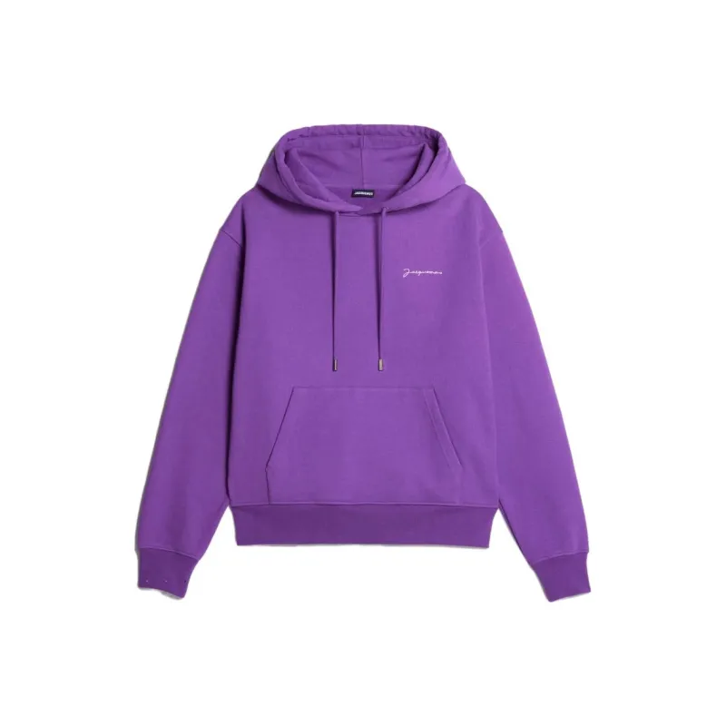 Jacquemus Le Sweatshirt Brodé Emboridered Logo Hoodie Orange-3