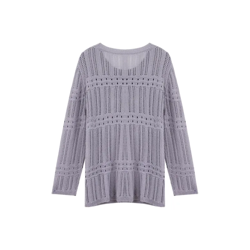 DianThia Knitwear Women's Gray-0