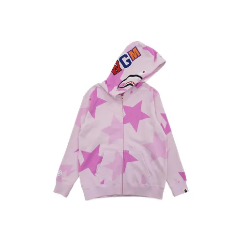 A BATHING APE Sta Shark Hoodie Purple