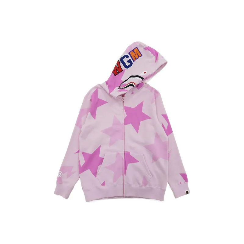 Bape Sta Shark Hoodie Purple-0