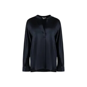 VINCE Long sleeved Open Front Blouse