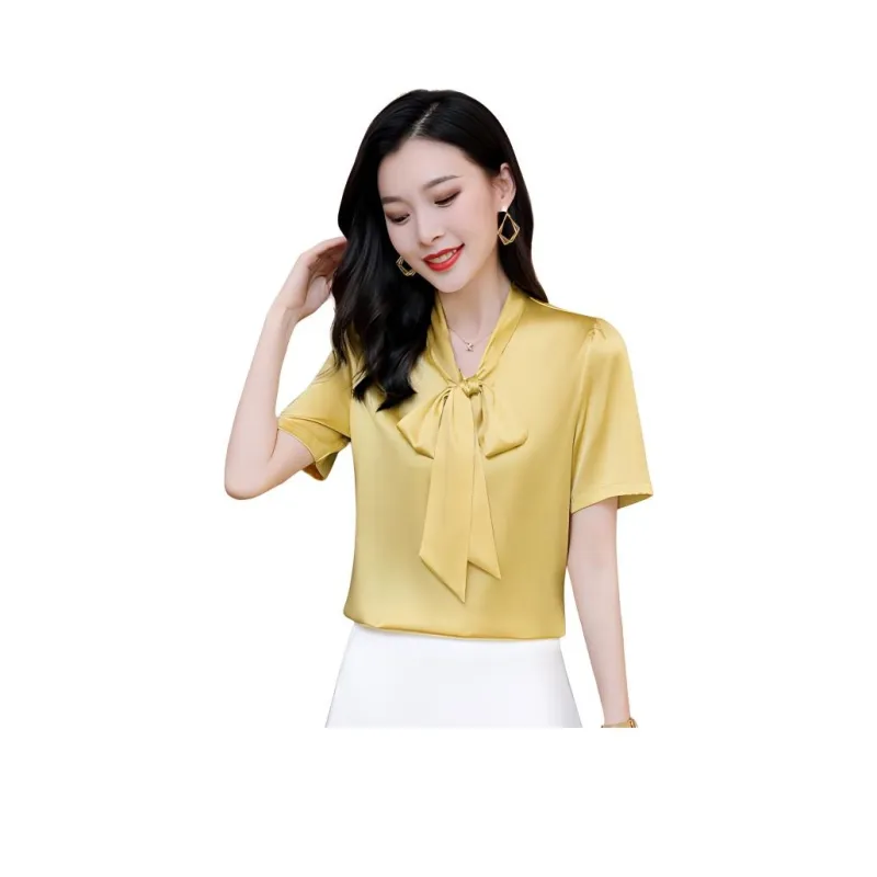Yi Mengyuan Heavyweight Mulberry Silk Silk Shirt Women's-0
