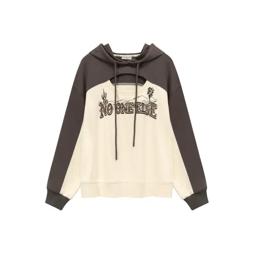NO ONE ELSE Sweatshirts Women's Apricot