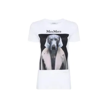 MaxMara Cipria Dog print T shirt