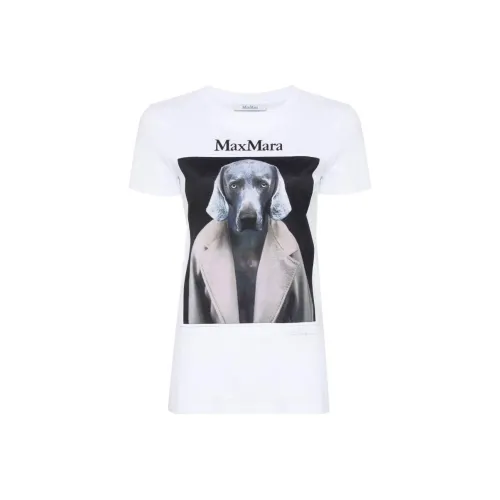 MaxMara Cipria Dog print T shirt