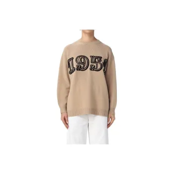 Max Mara 1951 Motif Embroidered Roundneck Sweater