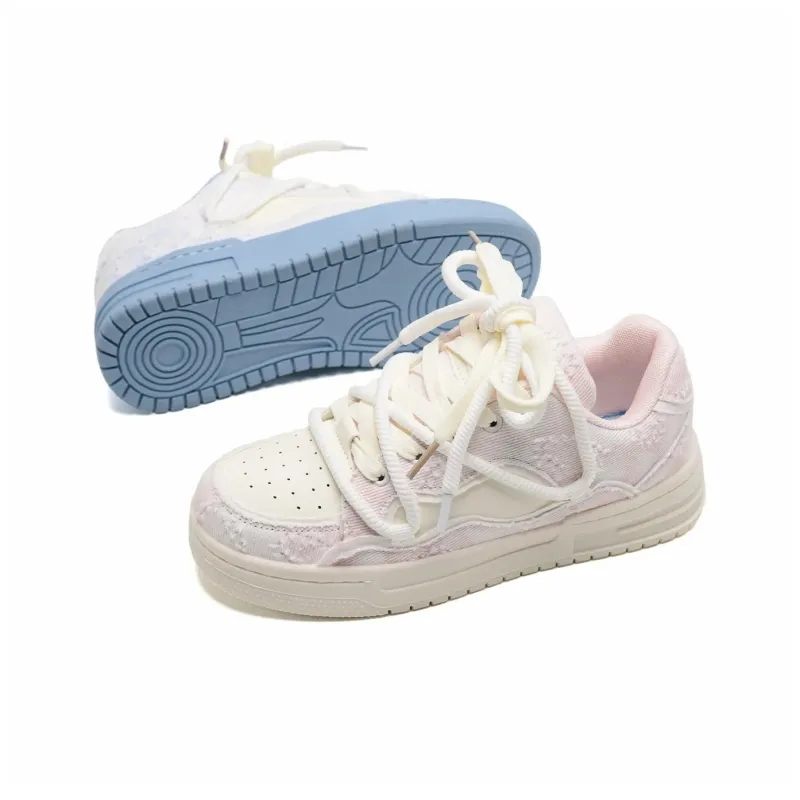 ALI THE FOX Slip Resistant, Abrasion Resistant, Balance, Lightweight Low Top Skateboard Shoes Unisex-34