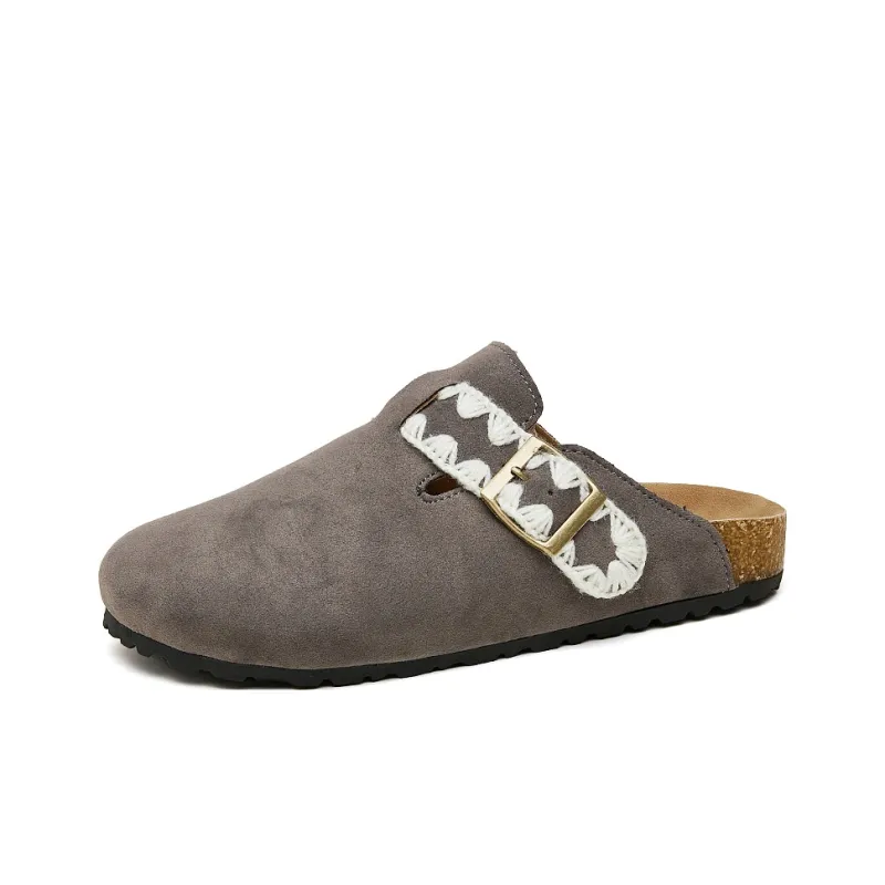 MEXICAN Abrasion Resistant Slip Resistant Closed Toe Slippers Unisex-1