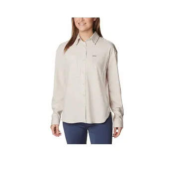 Columbia Silver Ridge Ridge Utility Long Sleeve Shirt Shirt Women's Beige