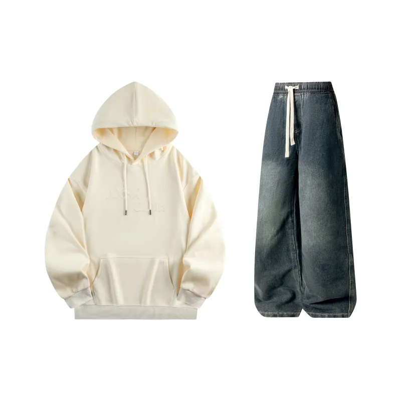 A.X.S.K Sweatshirt Sets Unisex-45