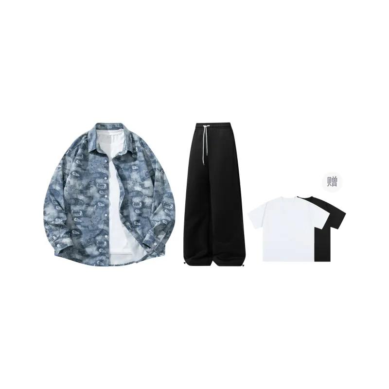 A.X.S.K Shirt Matching Set Unisex-3
