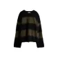 Black/Dark Khaki Green Stripes