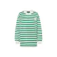 Green White Stripes