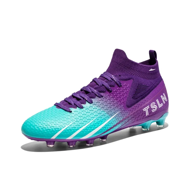 Kuding TF Rubber Broken Studs Artificial Ground Slip Resistant Soccer Shoes Unisex-6