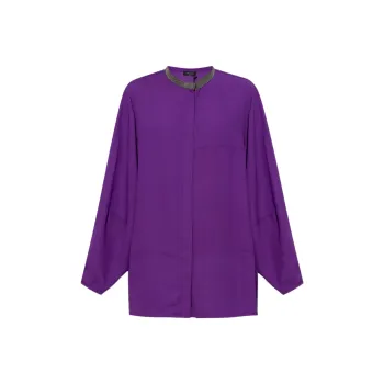 Fabiana Filippi Long Sleeved Embellished Shirt