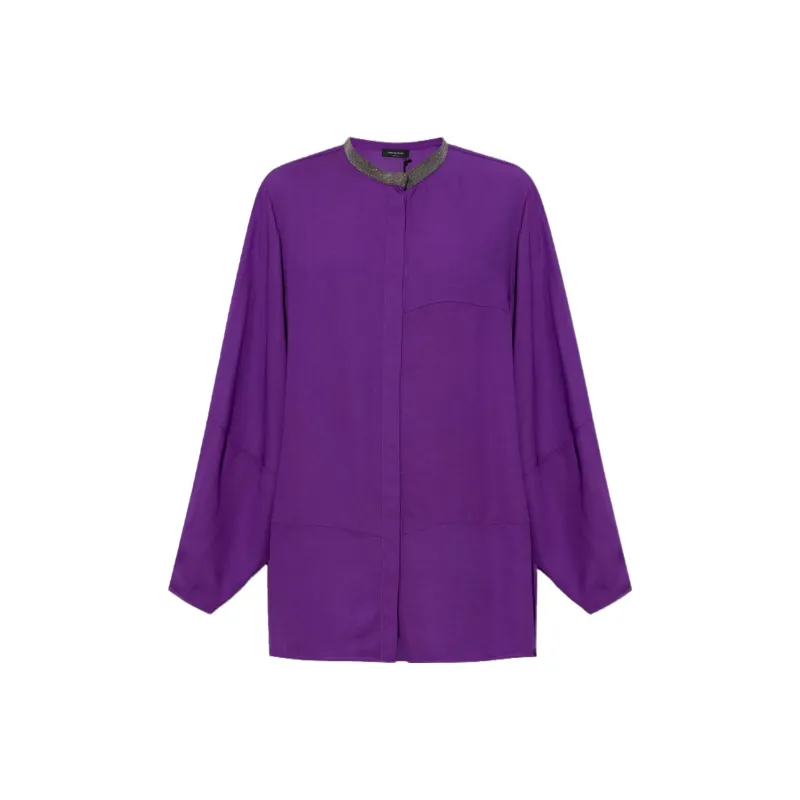 Fabiana Filippi Long Sleeved Embellished Shirt-0