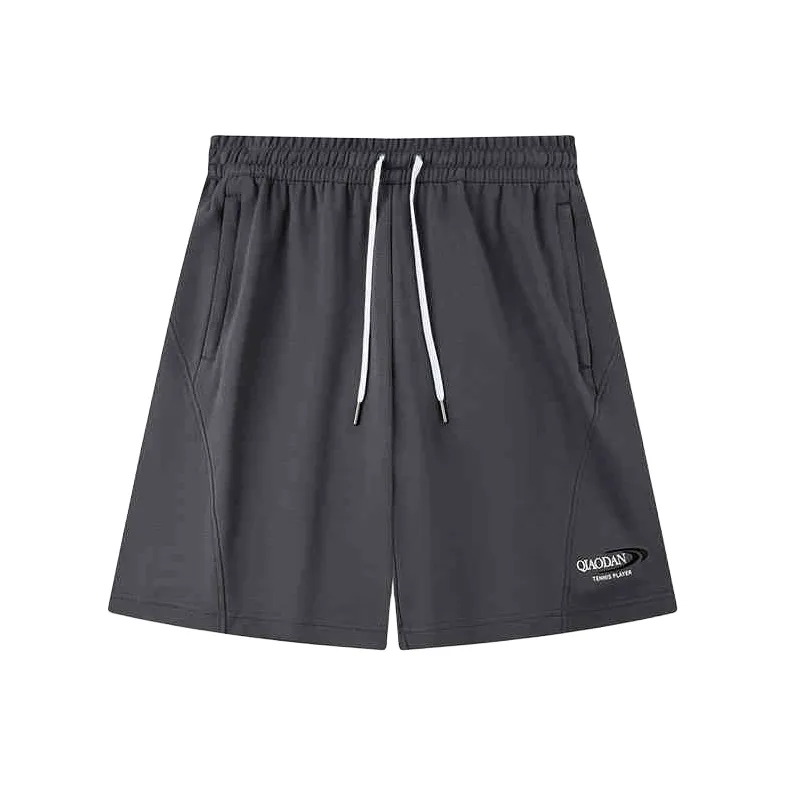 QIAODAN Men's Training Series Casual Shorts Men's Black Sand Gray-0