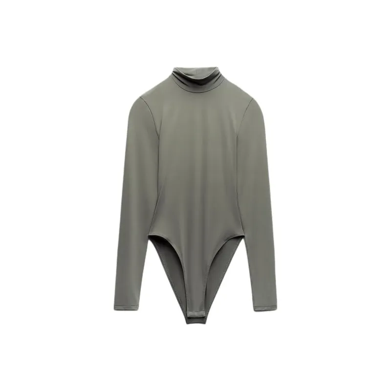 ZARA Bodysuits Women's Gray-0