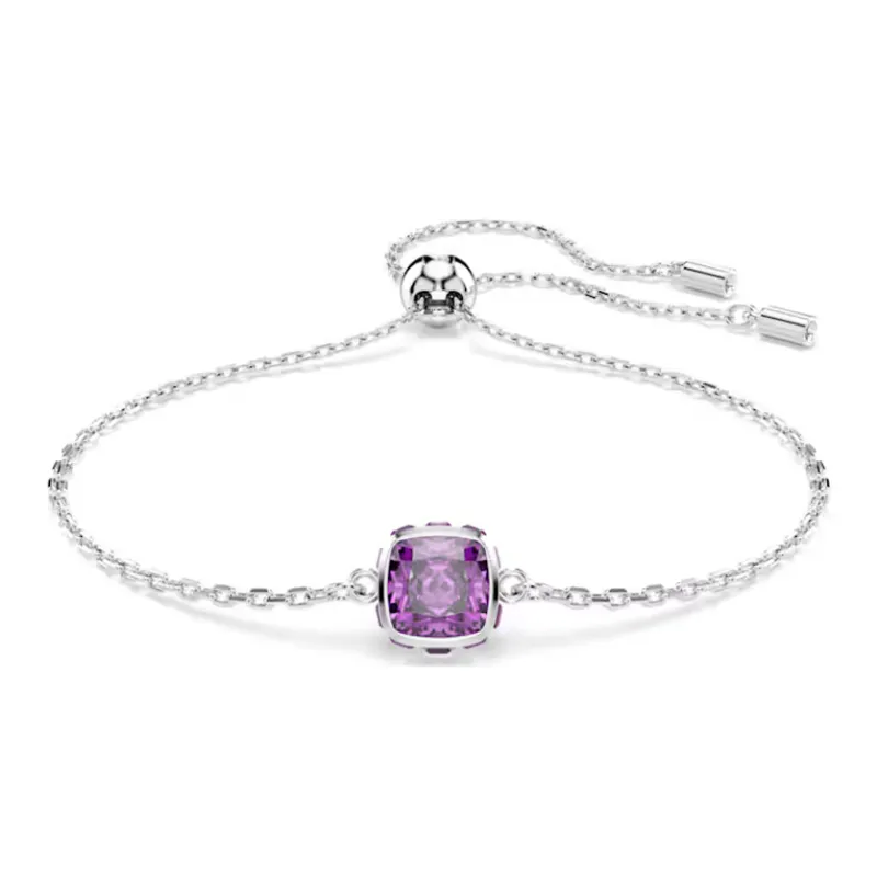 Swarovski Synthetic Cubic Zirconia Bracelets Women's Silver-0