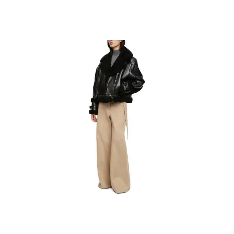 Moose Knuckles FW23 Prado Aviator Jacket Jackets & Coats Women's Black-0
