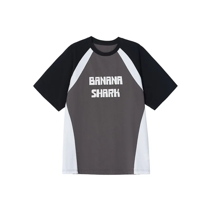 BANANA SHARK Raglan Sleeve T-Shirt Women's-0