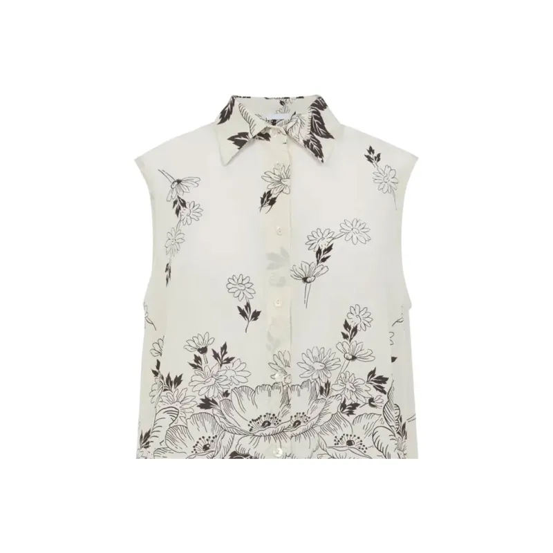 PAROSH Shirts Women's White-4