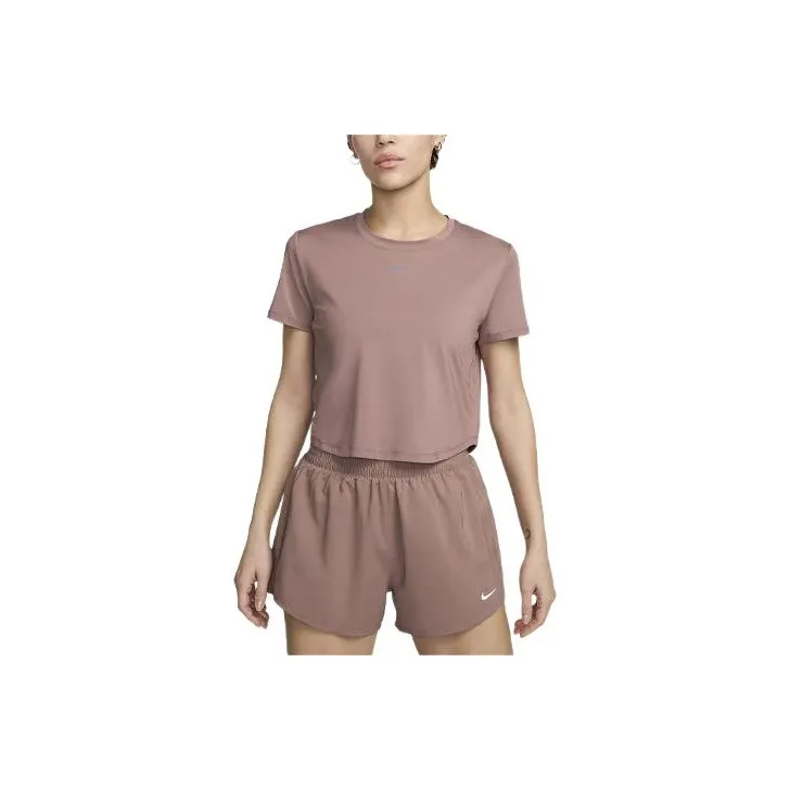 Nike One Classic Women's Dri-FIT Short-Sleeve Cropped Top-0