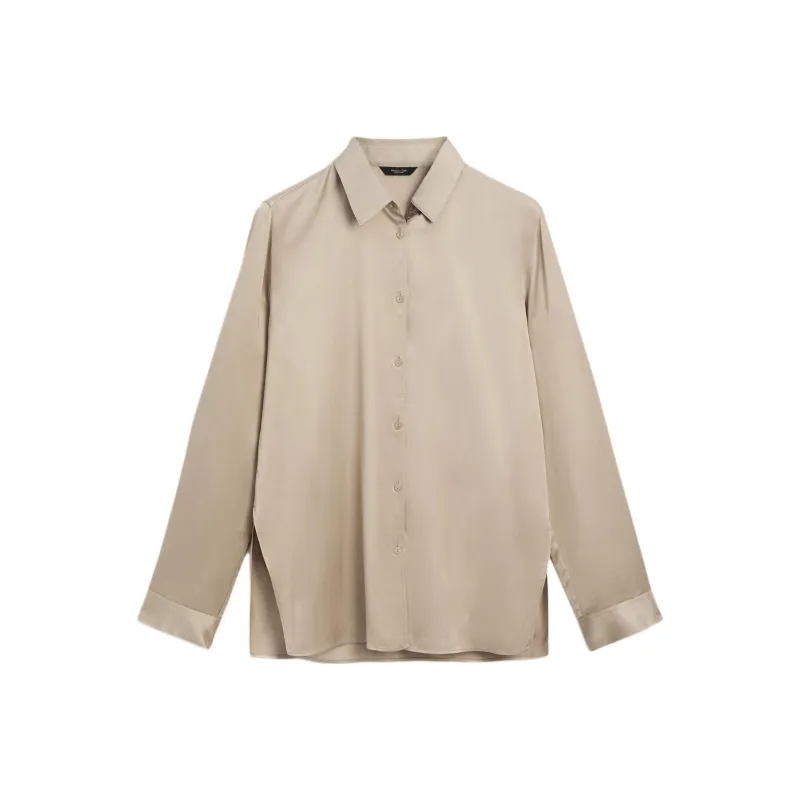 Massimo Dutti Shirt Women's Ecru-0