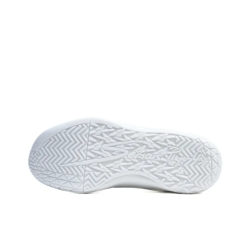 Serious Player Only Low Top Basketball Shoes Unisex White Red-4