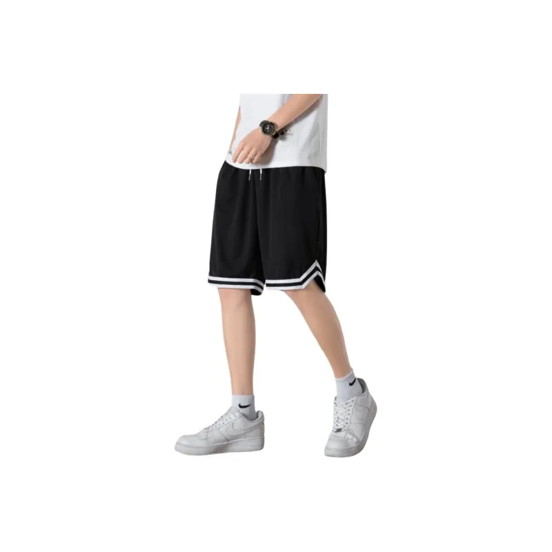 THREEAGAINTHR33 Basketball Shorts Unisex-5