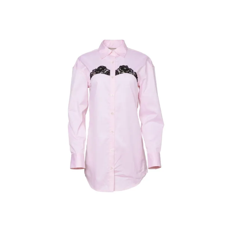 Fleur Du Mal Poplin Shirt Dress-0